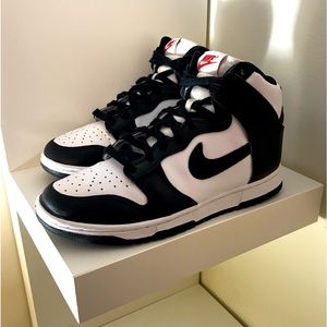 Nike Dunk High Shoes *High Top Panda Dunks*